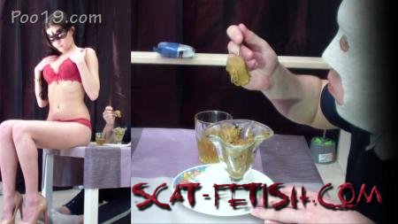 Femdom Scat (Smelly Milana) Very tasty dessert from Christina [FullHD 1080p] Scat Porn, Humiliation