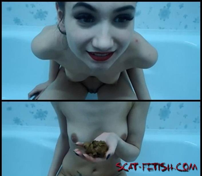 Solo Scat (Dirty cam girls) Russian girl shit play in bath [SD] Teen, Pooping Girls