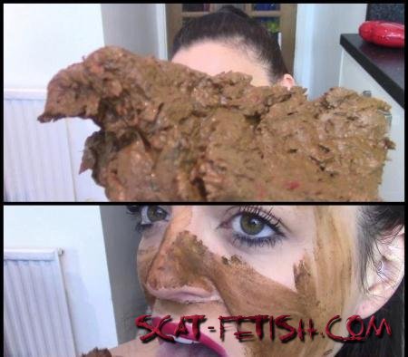 Poop Videos (Evamarie88) Smearing My Leather With Shit [FullHD 1080p] Milf, Smearing, Solo