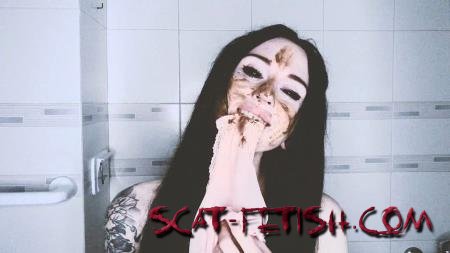 Extreme Scat (DirtyBetty) Bathroom SCAT play adventures [HD 720p] Scatology, Solo