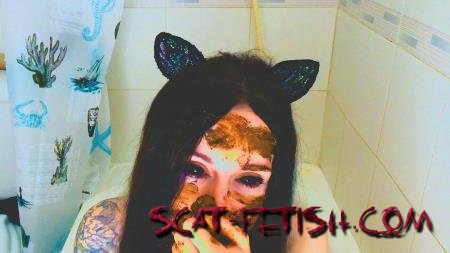 Scatting (DirtyBetty) Transform into Hot shitty MOUSE [FullHD 1080p] Solo, Teen