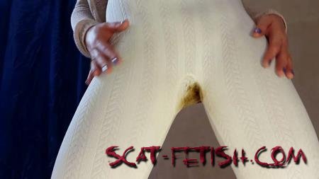 Panty Scat (Anna Coprofield) White Pants [FullHD 1080p] Panty, Pantyhose