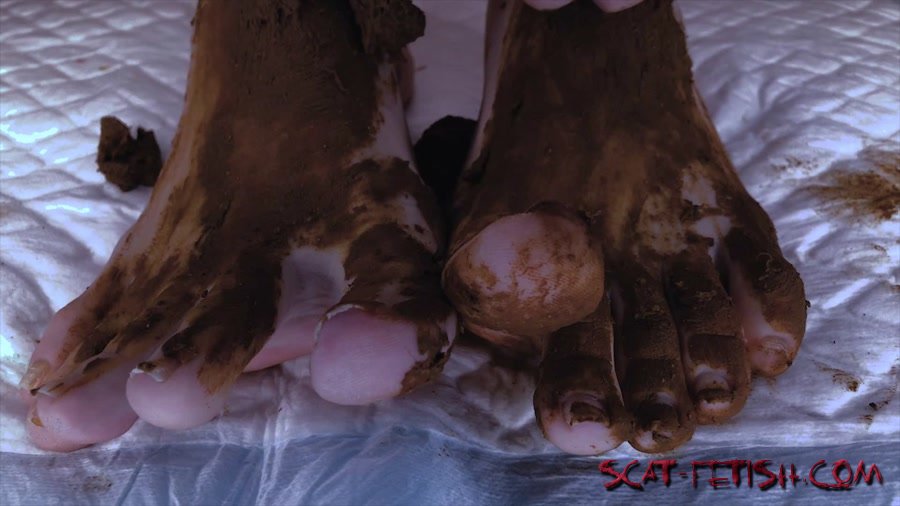 Scat Fetish (DirtyBetty) AMAZING Shit on my Sweet Feet [FullHD 1080p] Foot, Pooping