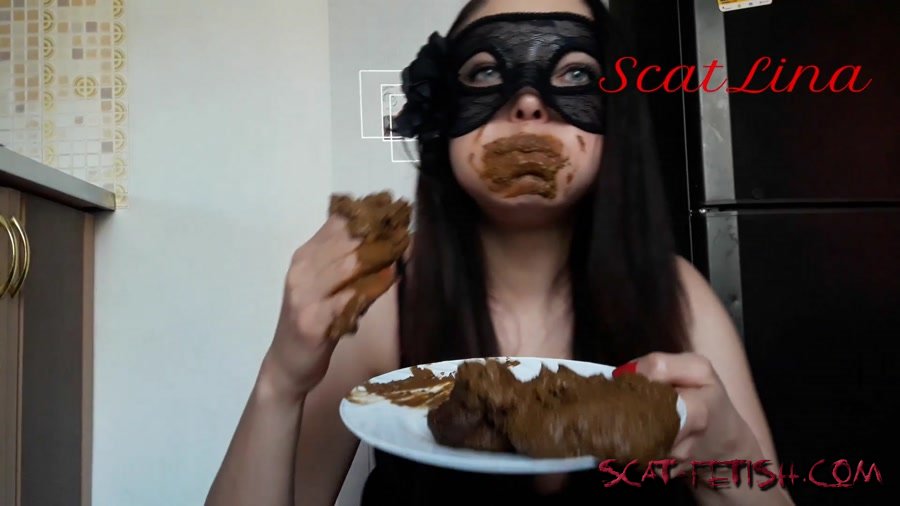 Extreme Scat (ScatLina) Eat shit and fuck myself [FullHD 1080p] Solo, Defecation