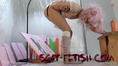 Defecation (Abigail Dupree) Anal Painting 2 [FullHD 1080p] Scatology, Solo