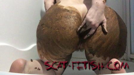 Extreme Scat (ChubbiBunni) So Horny Smear [HD 720p] Scatology, Solo