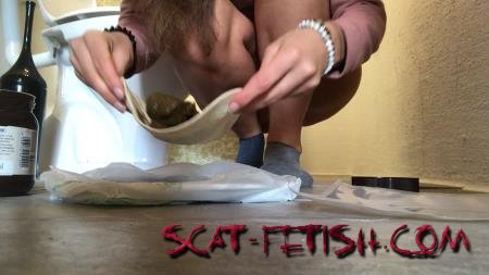 Defecation (VeganLinda) Brown Food for my Slave [FullHD 1080p] Scatology, Solo
