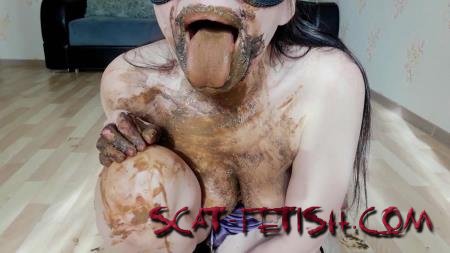 New scat (ScatLina) Blood and shit part 2 [FullHD 1080p] Scatting Girl, Solo