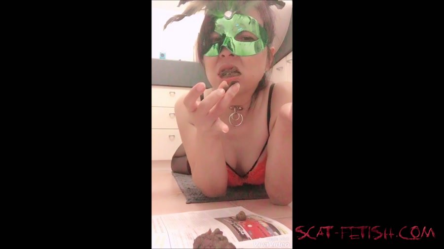 JapScatSlut (Solo) Naughty is a scat muncher [FullHD 1080p] Amateur, Eat