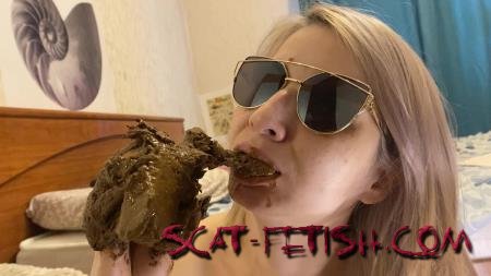 Scatshop.com (p00girl) I chew and smear shit, nausea [FullHD 1080p] Solo, Eat