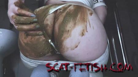Panty Scat (DirtyBetty) Dark Scat Fetish? Huh? [FullHD 1080p] Scat, Solo