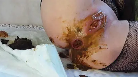 Scatology (Anna Coprofield) Shit Save Mission Day First Bodystocking [FullHD 1080p] Shitting, Defecation