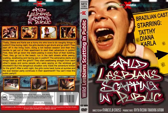 Mfx-media (Diana, Karla, Tatthy) [MFX-1181] Wild Lesbians Scatting in Public [DVDRip] Dirty Anal, Scat Lesbian