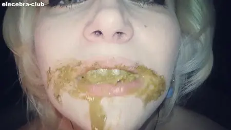 Smearing (Elecebra-Club (Elecebra)) Shitty Foot Feeding [FullHD 1080p] Scatology, Foot