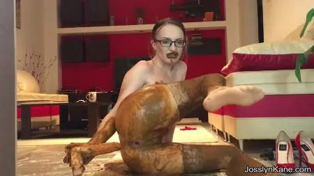 Pooping Girls (JosslynKane) BIG Diarrhea incident-smearing, sucking and anal [FullHD 1080p] Solo Scat, Dirty Anal