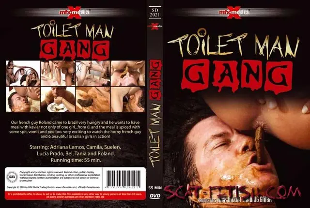 MFX Media (Adriana, Camila, Suelen, Lucia, Bel, Tania and Roland) [SD-2021] - Toilet Man Gang [DVDRip] Domination, Femdom