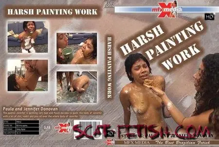 MFX Media (Paula, Jennifer Donovan) MFX-6146 Harsh Painting Work [HDRip] Lesbian, Vomit