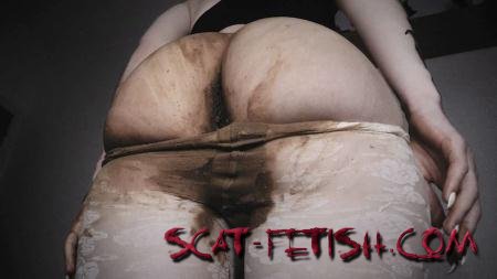 Panty Scat (DirtyBetty) INSANE scat girl SHITTING in PANTYHOSE [HD 720p] Panties, Scatting