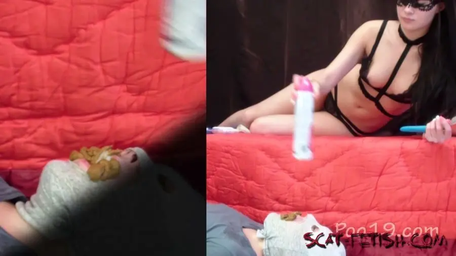 Humiliation Scat (Smelly Milana) Sweet breakfast in the ovulation cycle from Christina [FullHD 1080p] Femdom, Toilet Slavery