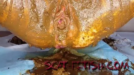 Shit Masturbation (Anna Coprofield) Speculum Play and Filled Pussy part 2 [FullHD 1080p] Shit In Pantyhose, Solo