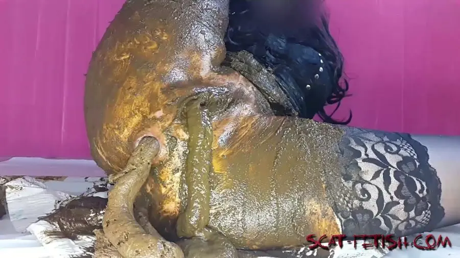 Shit In Pantyhose (Anna Coprofield) Fill my Pussy 5 Saved and 1 Fresh Shit Full compressed version [FullHD 1080p] Panties, Solo
