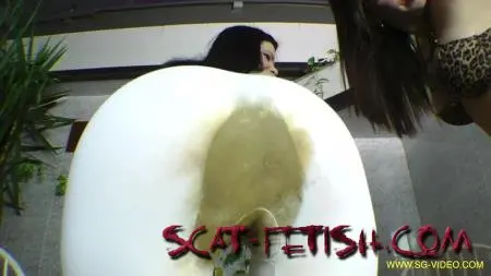 SG-Video.com (2 Domina) Scat Domination White Scat Pants [FullHD 1080p] Pantyhose, Domination