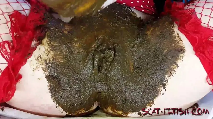 Pantyhose (Anna Coprofield) Through the Speculum Filled Pussy Full [FullHD 1080p] Defecation, Solo