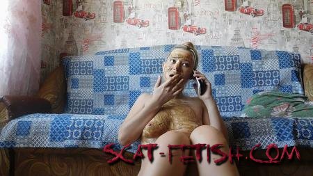 Shitting Girls (KatyaKASS) Shit and talking on the phone [FullHD 1080p] Amateur, Teen, Solo