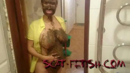 Amateur (Brown wife) Shit in the sink [FullHD 1080p] Solo, Boobs