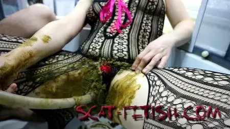 Shit In Pantyhose (WCwife) Public sewer pipe Part 2 [FullHD 1080p] Scatology, Solo