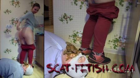 Femdom Scat (MilanaSmelly) Lick the crap off the shoe [HD 720p] Group, Humiliation
