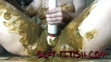 BBW Scat (ChubbiBunni) Poop Play Masturbation [HD 720p] Solo, Masturbation