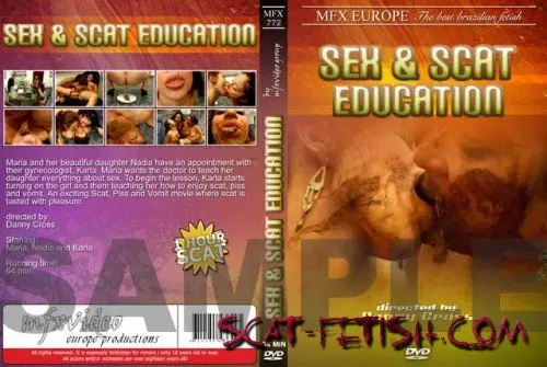 MFX-Media (Karla, Maria, Nadia) MFX-772 Sex And Scat Education [SD] Lesbian, Dildo