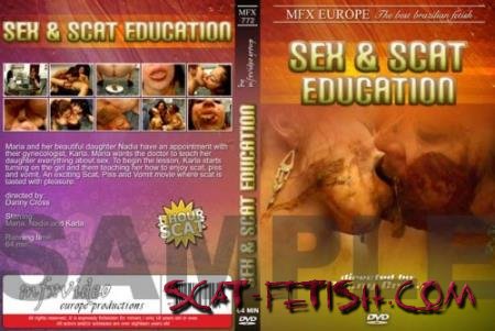 MFX-Media (Karla, Maria, Nadia) MFX-772 Sex And Scat Education [SD] Lesbian, Dildo