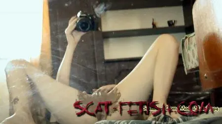 Defecation (Amateur) Shooting through the mirror all in the shit [FullHD 1080p] Solo, Homemade