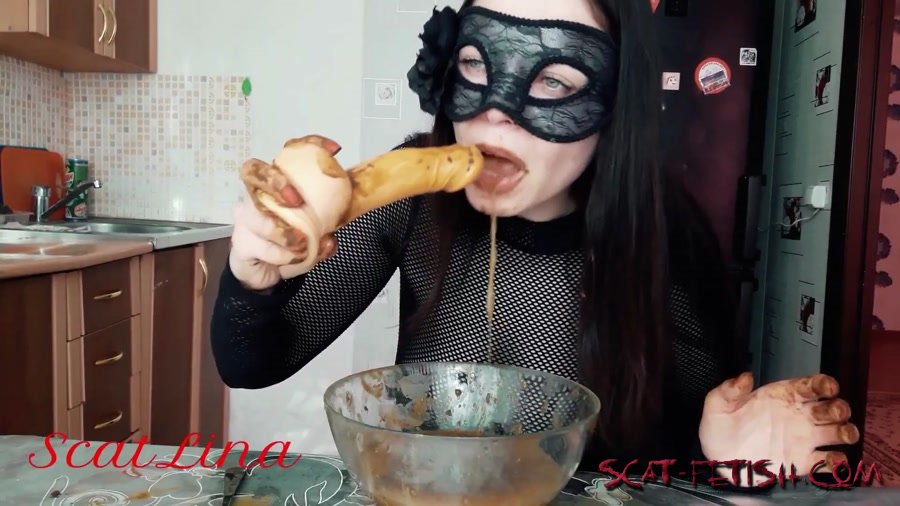 Solo Scat (ScatLina) Soup with shit [FullHD 720p] Toys, Milf
