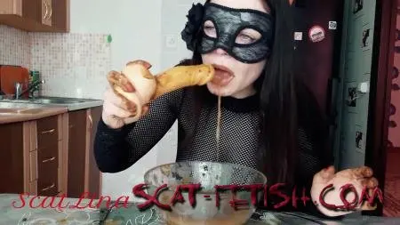 Solo Scat (ScatLina) Soup with shit [FullHD 720p] Toys, Milf