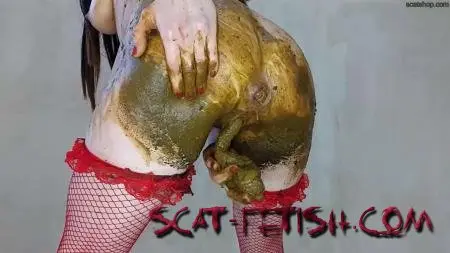 Fill my Pussy (Anna Coprofield) 10 Saved and 1 Fresh Shit [FullHD 1080p] Pantyhose, Solo