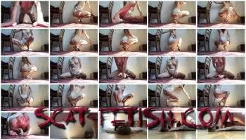 Poop Videos (RosetteWilliams) Playing in French Knickers before dropping a 14 inch Snake [HD 720p] Amateur, Big Pile Screenshot 1