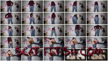 Masturbation (BabyDollNaughty) Shitty Jeans and dirty dildo pussy [FullHD 1080p] Solo, Jeans Screenshot 1