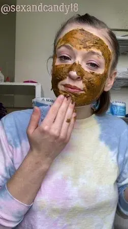 Scatting (sexandcandy18) Teen’s first diaper fill + face mask! [UltraHD 2K] Amateur, Young