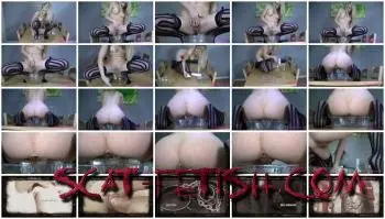 Defecation (Sammiecee) Peeing and shitting on kitchen table [FullHD 1080p] Scatology, Solo Screenshot 1