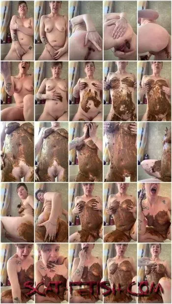 Poop (XshayXshayX) My First Smear UNEDITED [UltraHD 2K] Scat, Solo Screenshot 1