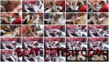 Sex Scat (Shit Mistress) Swallow cum with shit my dirty slut [FullHD 1080p] Amateur, Scat Fuck Screenshot 1