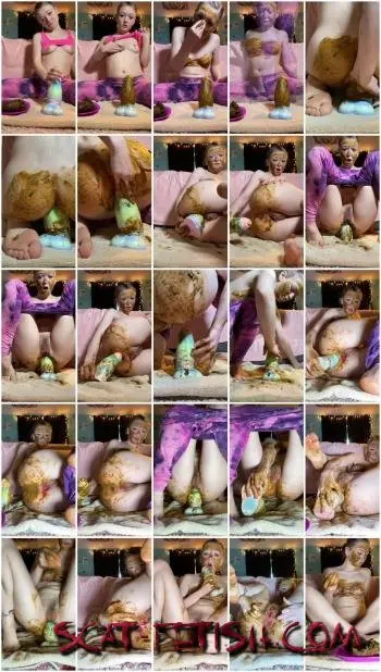Shit Dildo (sexandcandy18) Huge dildo quiet scat play! [UltraHD 2K] Solo, Shit Screenshot 1