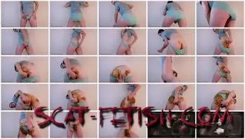 Panty Scat (EmilyMilk) Huge Panty Poo Smear and Taste! [FullHD 1080p] Dirty Anal, Solo Screenshot 1
