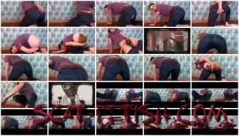 Jeans Pooping (EmilyMilk) Shit Jeans [FullHD 1080p] Solo, Scat Screenshot 1