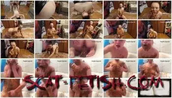 Solo (Mistress) Eat and smear shit my happy toilet [FullHD 1080p] Masturbation, Toys Screenshot 1
