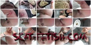 Extreme Scat (MissAnja) Big, Big Pooping, Peeing In Public Toilet Bundle [FullHD 1080p] Solo, Pee, Poop Screenshot 1