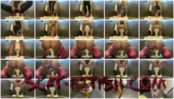 Toilet Slavery (VeganLinda) I shit too big for your plate [UltraHD 4K] Shitting Ass, Solo Screenshot 1